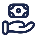 Hand Money SVG Icon